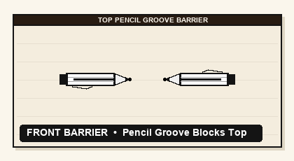 Front Groove Barrier